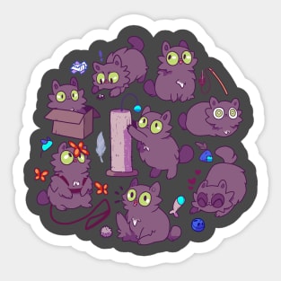 Cat Code Sticker